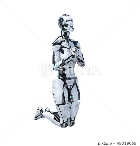 人型ロボット Perming3dcg イラスト素材のイラスト素材