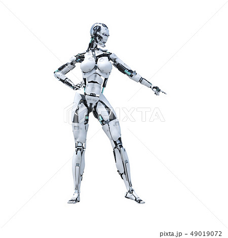 人型ロボット Perming3dcg イラスト素材のイラスト素材