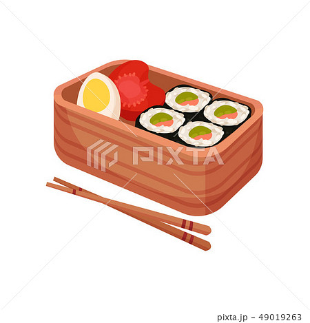 Japanese food. Traditional oriental cuisine. Eastern takeaway. 49019263