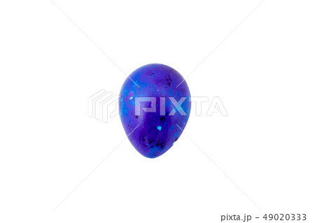 Colorful handmade easter eggs isolated on a white background 49020333