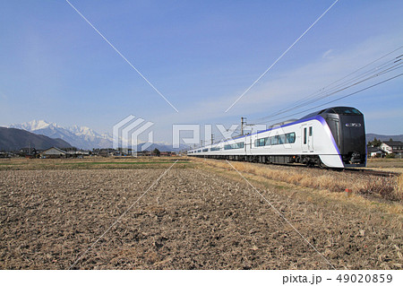 大糸線　早春賦 49020859