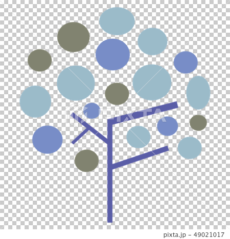 Round leaf tree icon 08 - Stock Illustration [49021017] - PIXTA