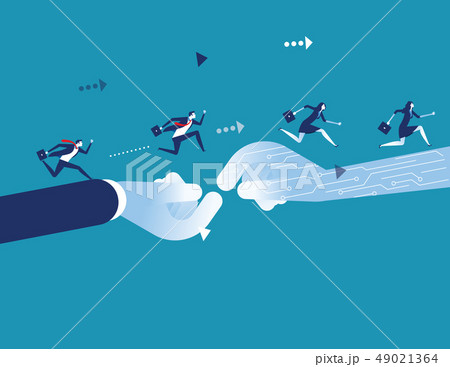 Corporate business. Stepping into technology 49021364