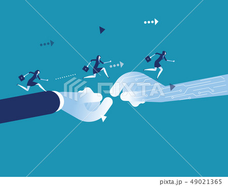 Corporate business. Stepping into technology 49021365