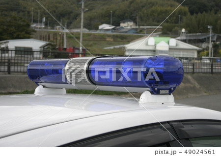 自主防犯パトロールカー（青パト）の写真素材 [49024561] - PIXTA