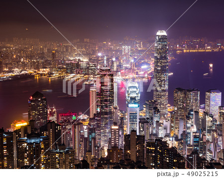 世界三大夜景 香港 ビクトリア・ハーバー 世界三大夜景 香港 ビクトリア・ハーバー 49025215