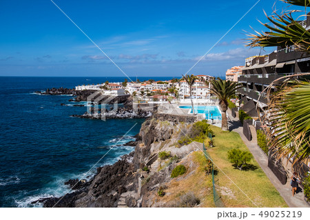 beautiful view on ocean water and town beautiful view on ocean water and town 49025219