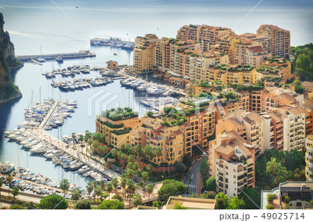 Luxury Monaco-Ville harbour of Monaco, Cote d'Azur Luxury Monaco-Ville harbour of Monaco, Cote d'Azur 49025714
