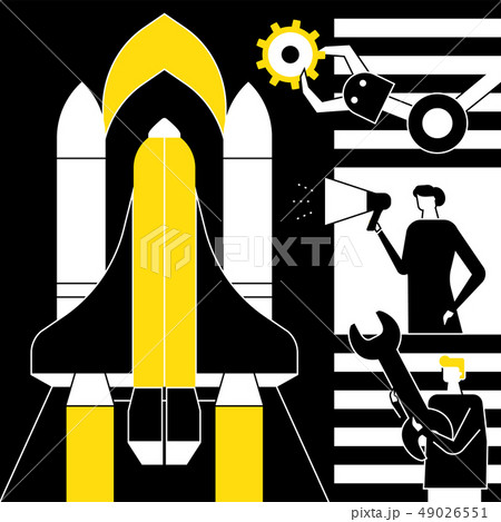 Startup - flat design style conceptual vector illustration Startup - flat design style conceptual vector illustration 49026551