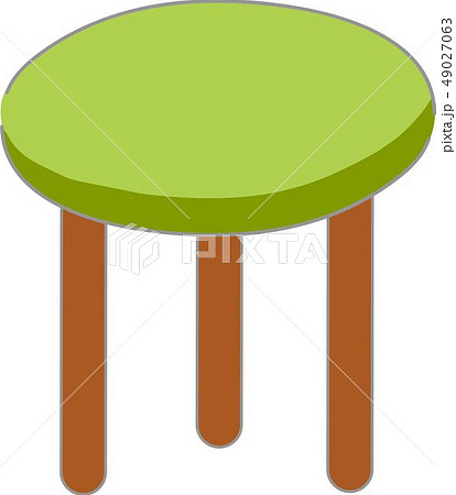 丸椅子のイラスト素材 49027063 Pixta