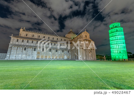 Pisa Leaning Tower and Cathedral for St Patrick's 49028467