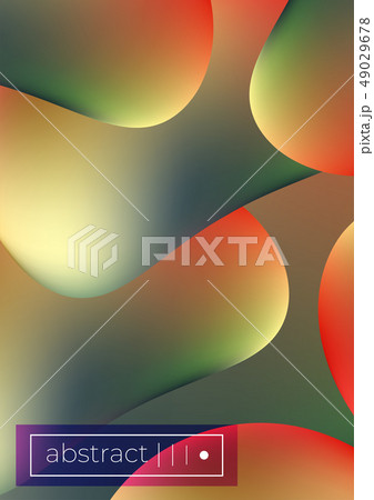 Fluid mesh shapes vector background covers set 49029678