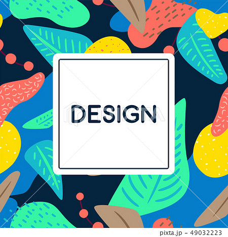 Contemporary floral seamless pattern. Contemporary floral seamless pattern. 49032223