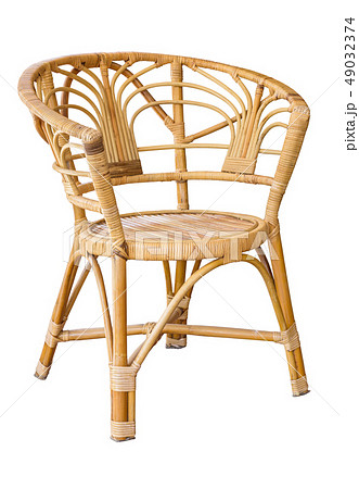 wicker chairs isolated on white with clipping path wicker chairs isolated on white with clipping path 49032374