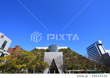 福岡市　都市風景　アクロス福岡 49033520