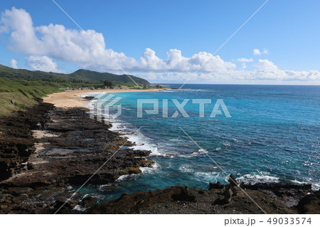 ハワイ オアフ島 ハナウマ湾付近 ハワイ オアフ島 ハナウマ湾付近 49033574