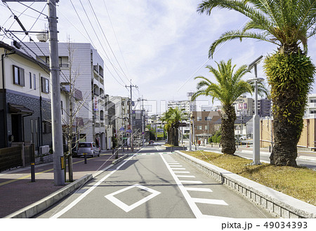山口 下関 下関市立大学 正門前通り 山口 下関 下関市立大学 正門前通り 49034393
