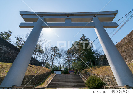 宮城縣護國神社　鳥居　仙台城 詰ノ門跡 49036932