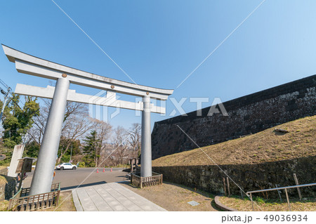 宮城縣護國神社 鳥居 仙台城 詰ノ門跡 宮城縣護國神社 鳥居 仙台城 詰ノ門跡 49036934