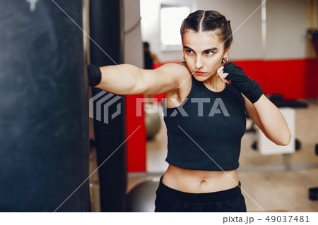 girl in a gym 49037481