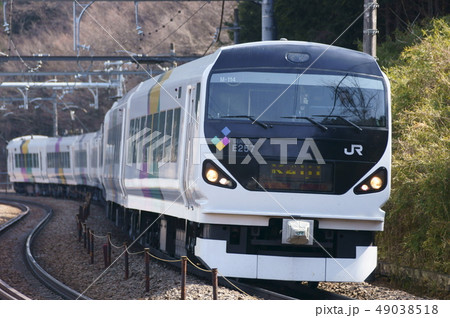 中央線での定期運用を終了したE257系・特急かいじ　 49038518