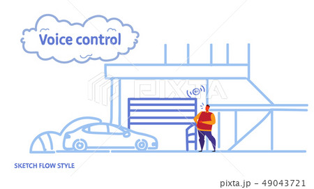 automatic roller blinds controlled by man smart roll up door recognizes commands voice control automatic roller blinds controlled by man smart roll up door recognizes commands voice control 49043721