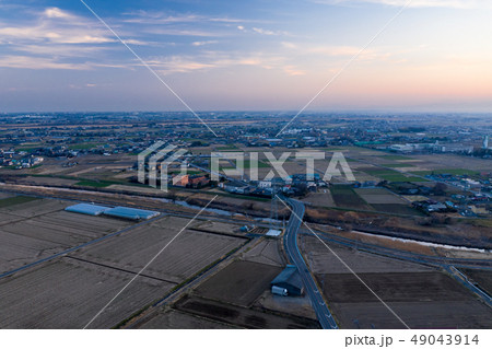 広大な大地 群馬県 邑楽郡 明和町 広大な大地 群馬県 邑楽郡 明和町 49043914