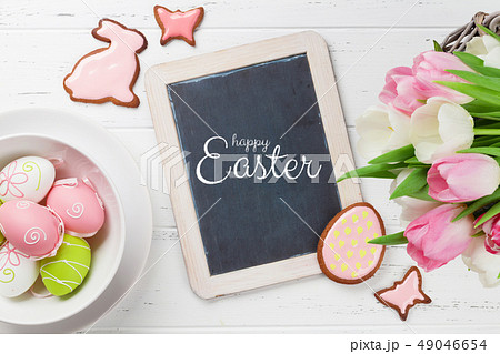 Easter greeting card 49046654