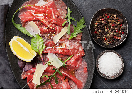 Marbled beef carpaccio 49046816