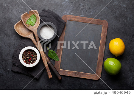 Cooking utensils and spices Cooking utensils and spices 49046949