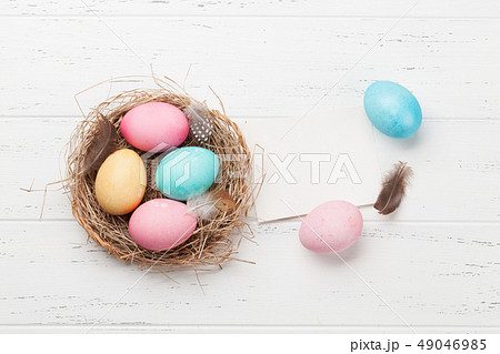 Easter greeting card 49046985