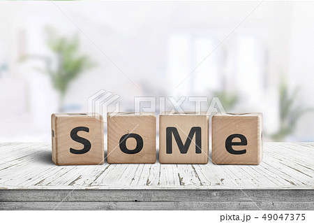 Social media slang word SoMe sign Social media slang word SoMe sign 49047375