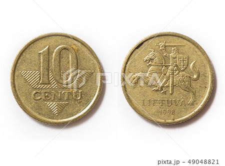 10 Coin Lithuania lit 10 Coin Lithuania lit 49048821