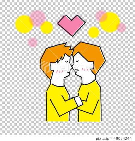 Kiss, gay version (touch A) Kiss, gay version (touch A) 49054244