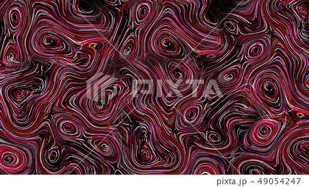3d render Abstract red round lines field 3d render Abstract red round lines field 49054247