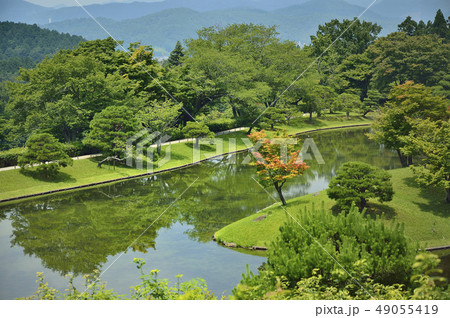 修学院離宮　浴龍池　京都 49055419