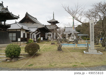 【中国三十三観音】第二番　餘慶寺・春分の日の境内　岡山県瀬戸内市 49055810