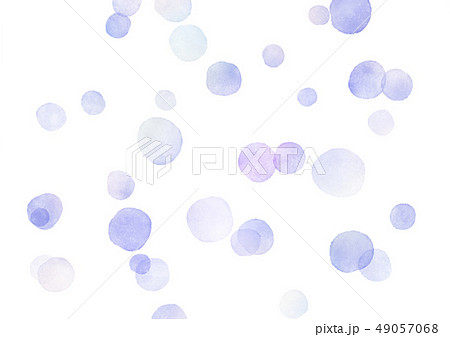 水彩 水玉 背景 テクスチャ にじみ 紫のイラスト素材