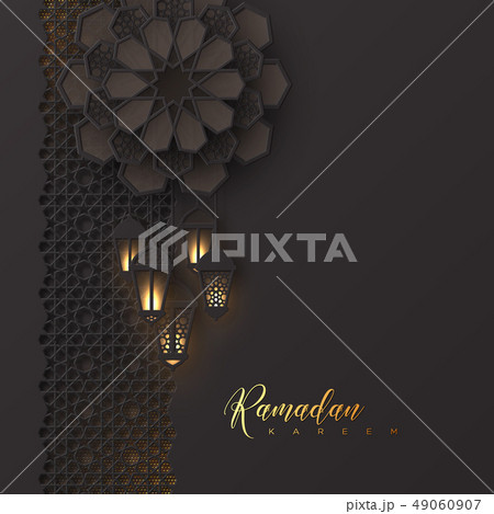 Ramadan Kareem greeting background. 49060907