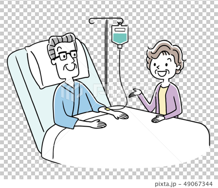 老人和妻子住院治療 49067344