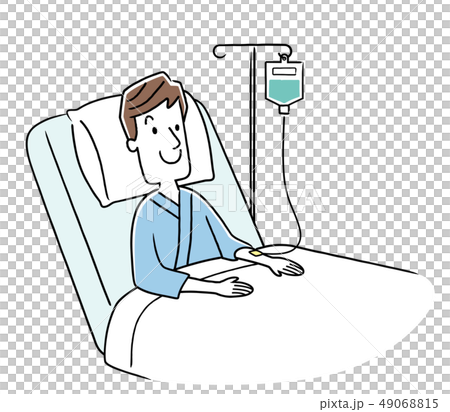 Young man being hospitalized 49068815