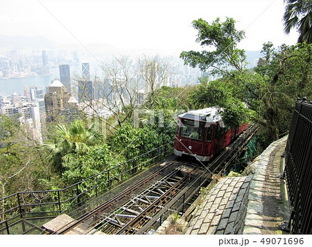 香港　山頂　ピークの景色 49071696