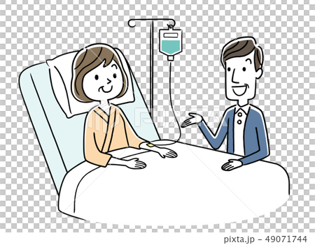 My wife who came to the meeting with the hospitalized wife 49071744