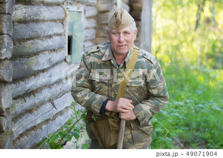 A wounded Soviet partisan soldier A wounded Soviet partisan soldier 49071904