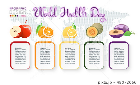 Fruits collection for world health day. 49072066