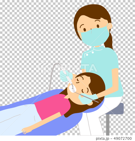 歯科治療中高生女子歯科医女性 49072700