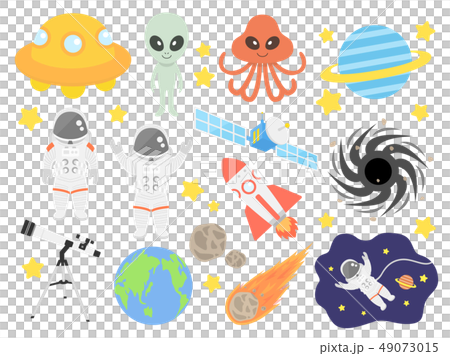 Universe illustration set 49073015