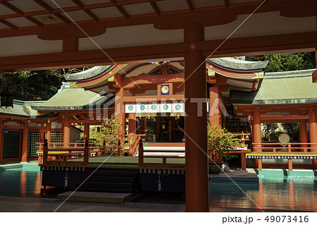 山口　下関　赤間神宮　内拝殿　大安殿 49073416
