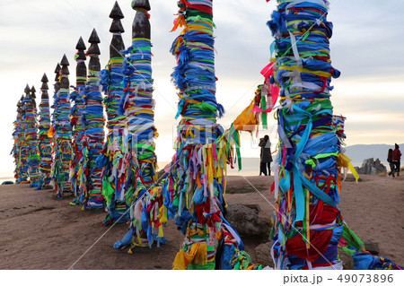 Shaman's Column an Lake Baikal, Russia Shaman's Column an Lake Baikal, Russia 49073896