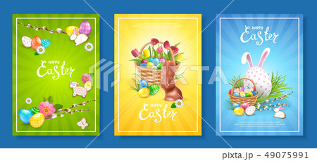 Collection backgrounds Happy Easter Collection backgrounds Happy Easter 49075991